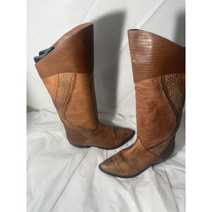 1st Editions Western Boots size 9 Basket Weave